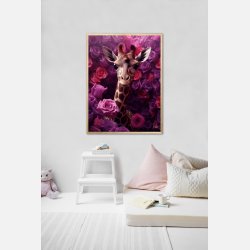 Giraffens Lilla Rosesymfoni - Giraf Plakat 24
