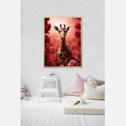 Giraffens Rde Rosesymfoni - Giraf Plakat 16
