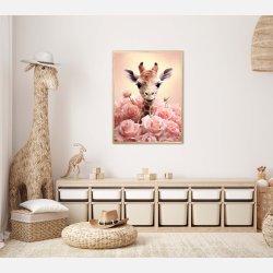 Giraffens Pinkfulde Eventyr - Giraf Plakat 32