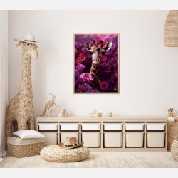 Giraffens Lilla Rosesymfoni - Giraf Plakat 24