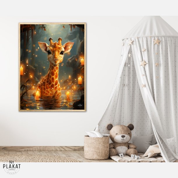 Giraffens Magiske Verden - Giraf Plakat 20