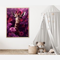 Giraffens Lilla Rosesymfoni - Giraf Plakat 24