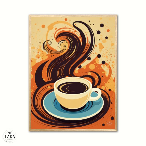 Kaffe Abstrakt - Plakat Nr. 8