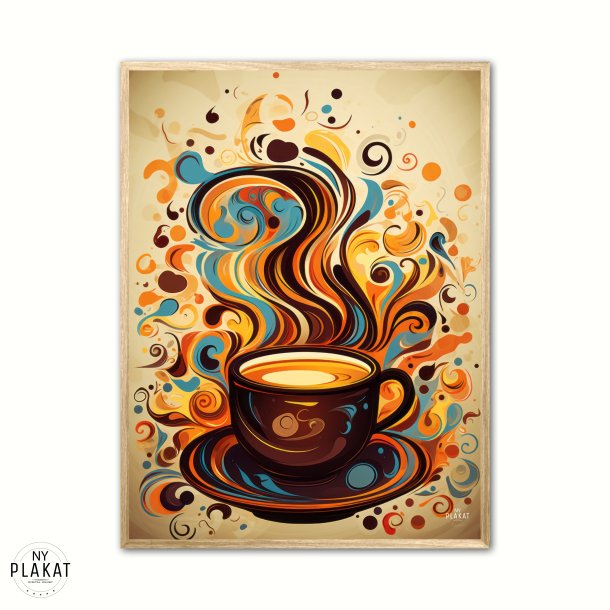 Kaffe Abstrakt - Plakat Nr. 5