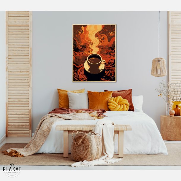 Kaffe Abstrakt - Plakat Nr. 4