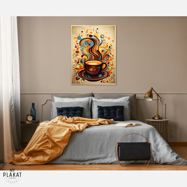 Kaffe Abstrakt - Plakat Nr. 5