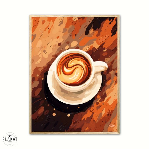 Kaffe Abstrakt - Plakat Nr. 1