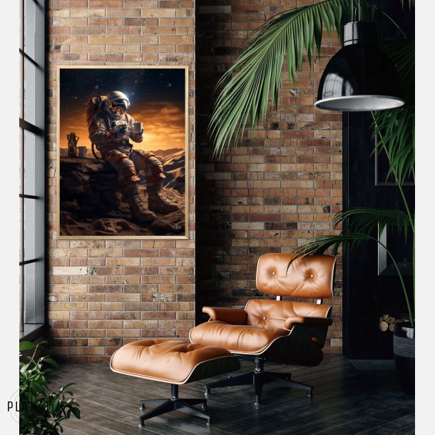 Astronaut med kaffe Nr. 3