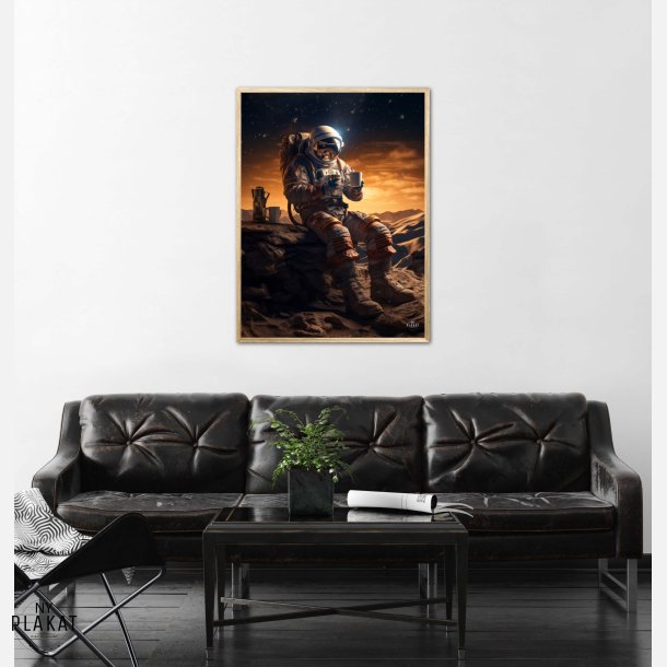 Astronaut med kaffe Nr. 3