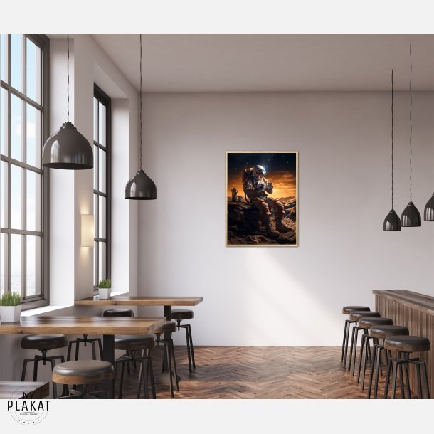Astronaut med kaffe Nr. 3
