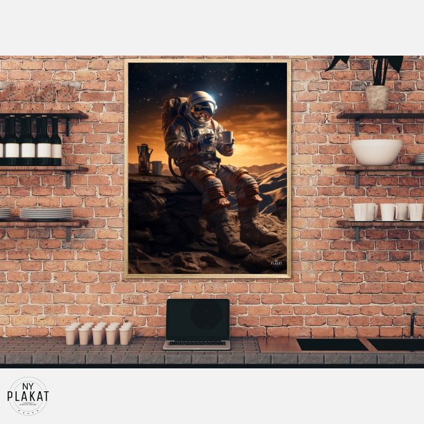 Astronaut med kaffe Nr. 3