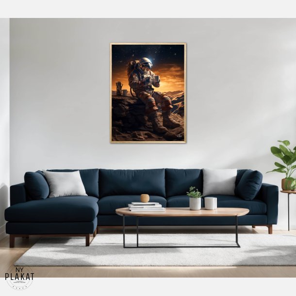 Astronaut med kaffe Nr. 3