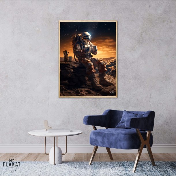 Astronaut med kaffe Nr. 3