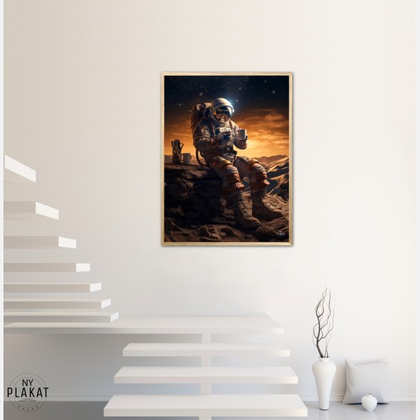 Astronaut med kaffe Nr. 3