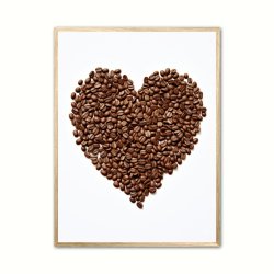 Hjerte af Kaffebnner  - Plakat Nr. 1