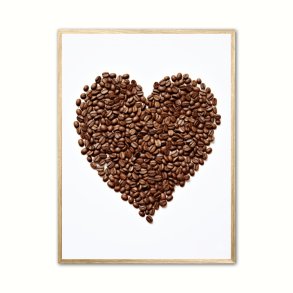 Hjerte af Kaffebnner  - Plakat Nr. 1