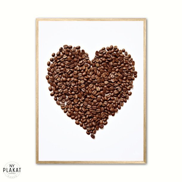 Hjerte af Kaffebnner  - Plakat Nr. 1