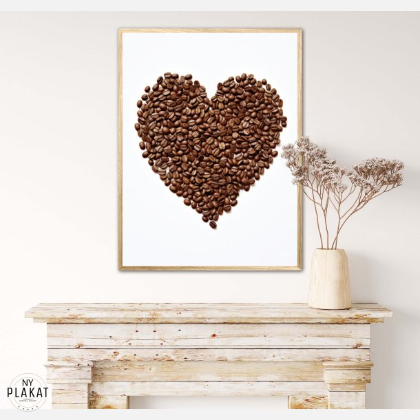 Hjerte af Kaffebnner  - Plakat Nr. 1
