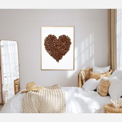 Hjerte af Kaffebnner  - Plakat Nr. 1