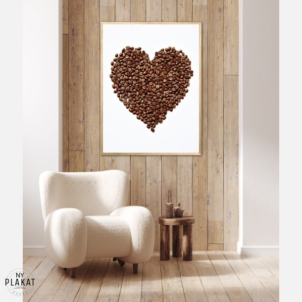 Hjerte af Kaffebnner  - Plakat Nr. 1