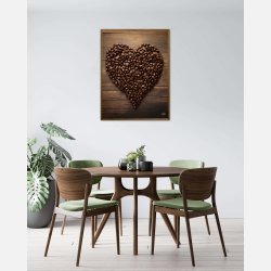Hjerte af Kaffebnner - Plakat  Nr. 2