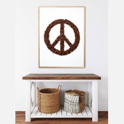 Fred af Kaffebnner Nr. 1 - Kaffe plakat