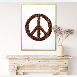 Fred af Kaffebnner Nr. 1 - Kaffe plakat