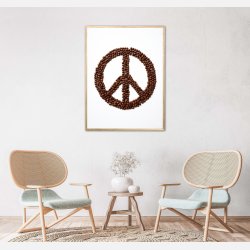 Fred af Kaffebnner Nr. 1 - Kaffe plakat