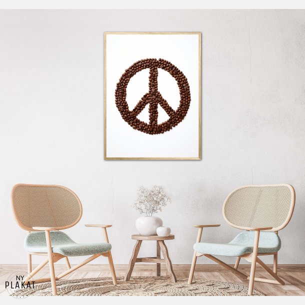 Fred af Kaffebnner Nr. 1 - Kaffe plakat