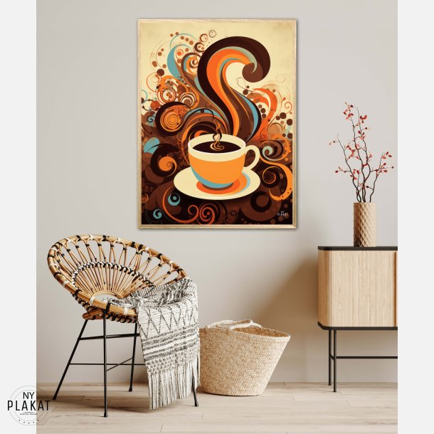 Kaffe Abstrakt - Plakat Nr. 7
