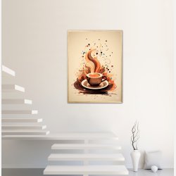 Kaffe Abstrakt - Plakat Nr. 10