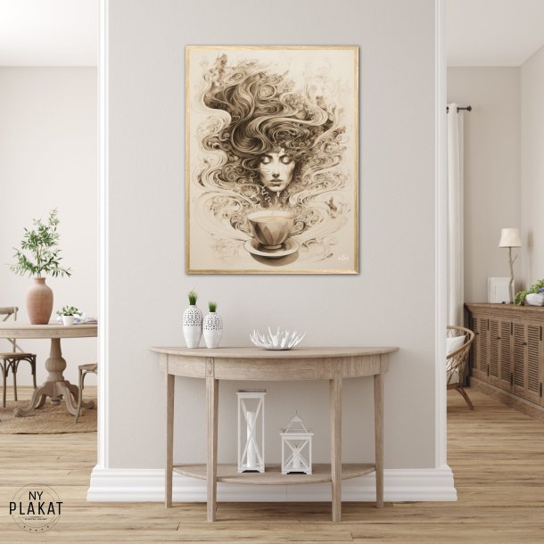 Selvforklelse med kaffe plakat Nr. 3