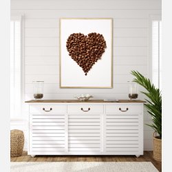 Hjerte af Kaffebnner - Plakat Nr. 3