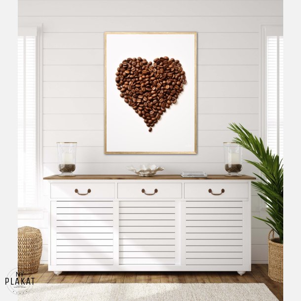 Hjerte af Kaffebnner - Plakat Nr. 3