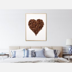 Hjerte af Kaffebnner - Plakat Nr. 3