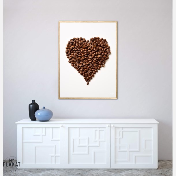 Hjerte af Kaffebnner - Plakat Nr. 3
