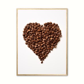 Hjerte af Kaffebnner - Plakat Nr. 3