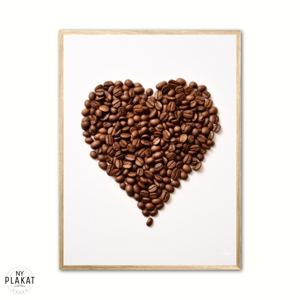 Hjerte af Kaffebnner - Plakat Nr. 3