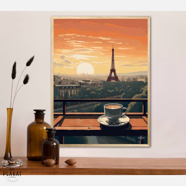 Kaffepause i Paris plakat