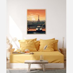 Kaffepause i Paris plakat