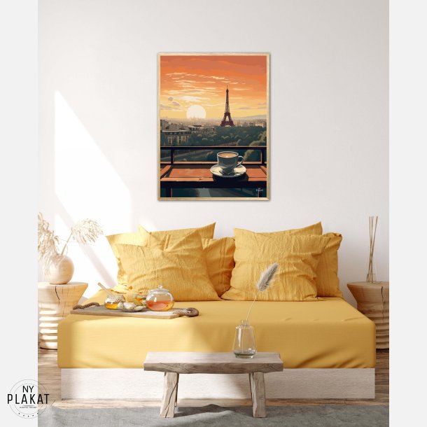 Kaffepause i Paris plakat