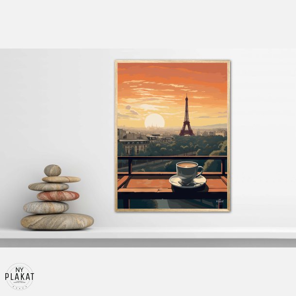 Kaffepause i Paris plakat