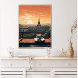 Kaffepause i Paris plakat