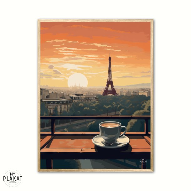 Kaffepause i Paris plakat