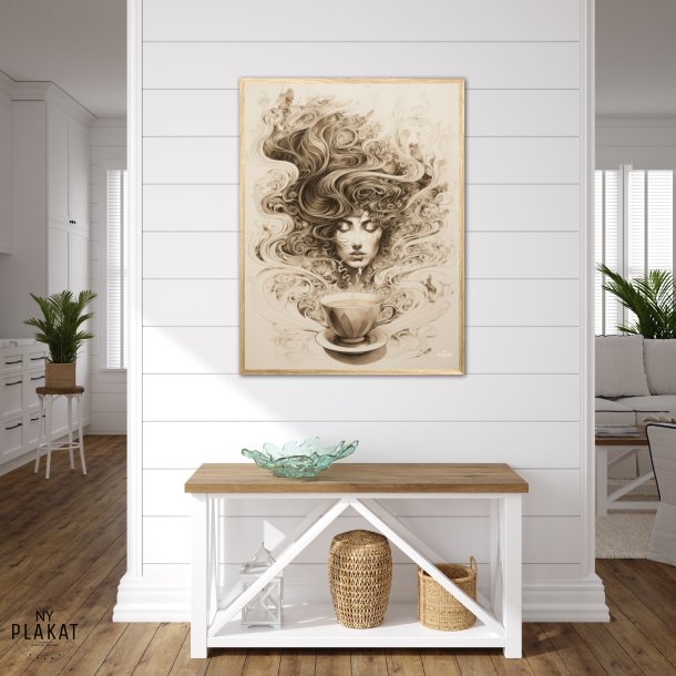 Selvforklelse med kaffe plakat Nr. 3