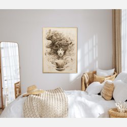 Selvforklelse med kaffe plakat Nr. 3