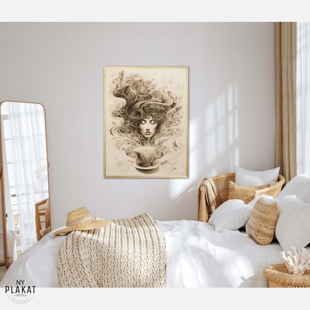 Selvforklelse med kaffe plakat Nr. 3