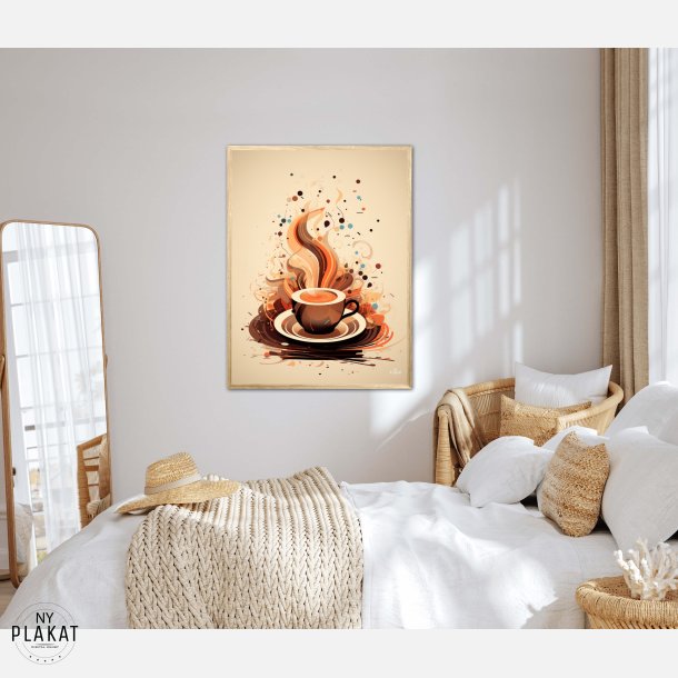 Kaffe Abstrakt - Plakat Nr. 10