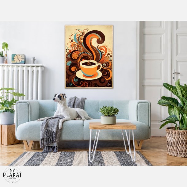 Kaffe Abstrakt - Plakat Nr. 7