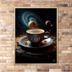 Kaffe Galaktika plakat